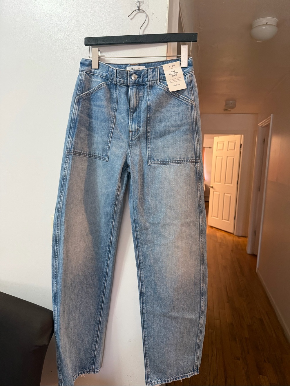 Madewell Women's Straight-Leg Jeans in Light Blue Wash